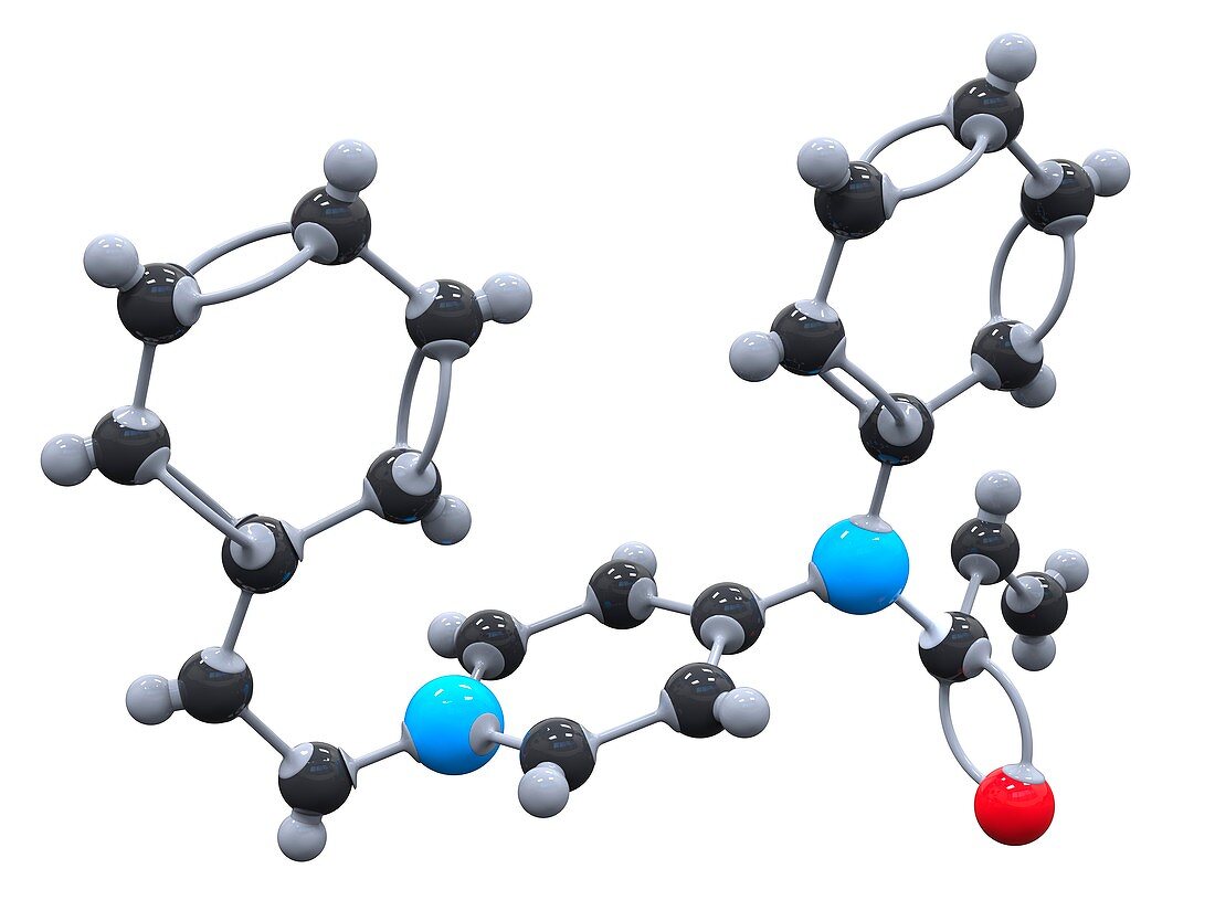 Fentanyl drug molecule