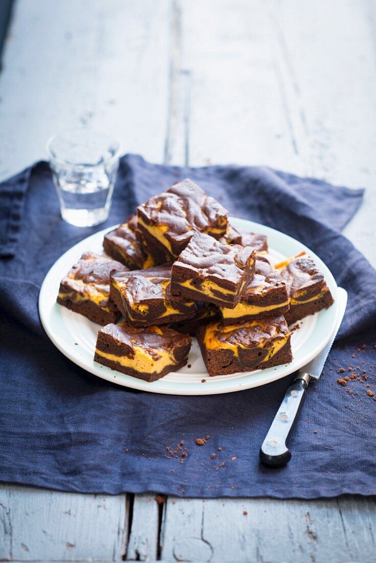 Brownies mit Kürbis