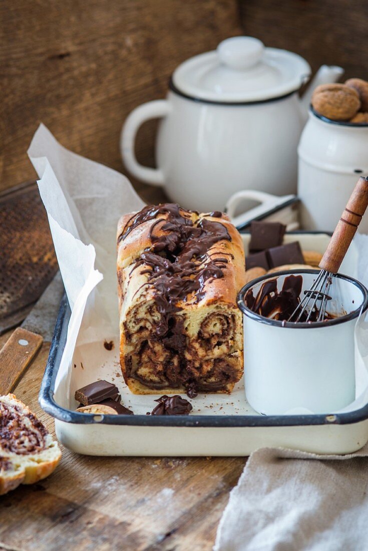 Schokoladen-Babka