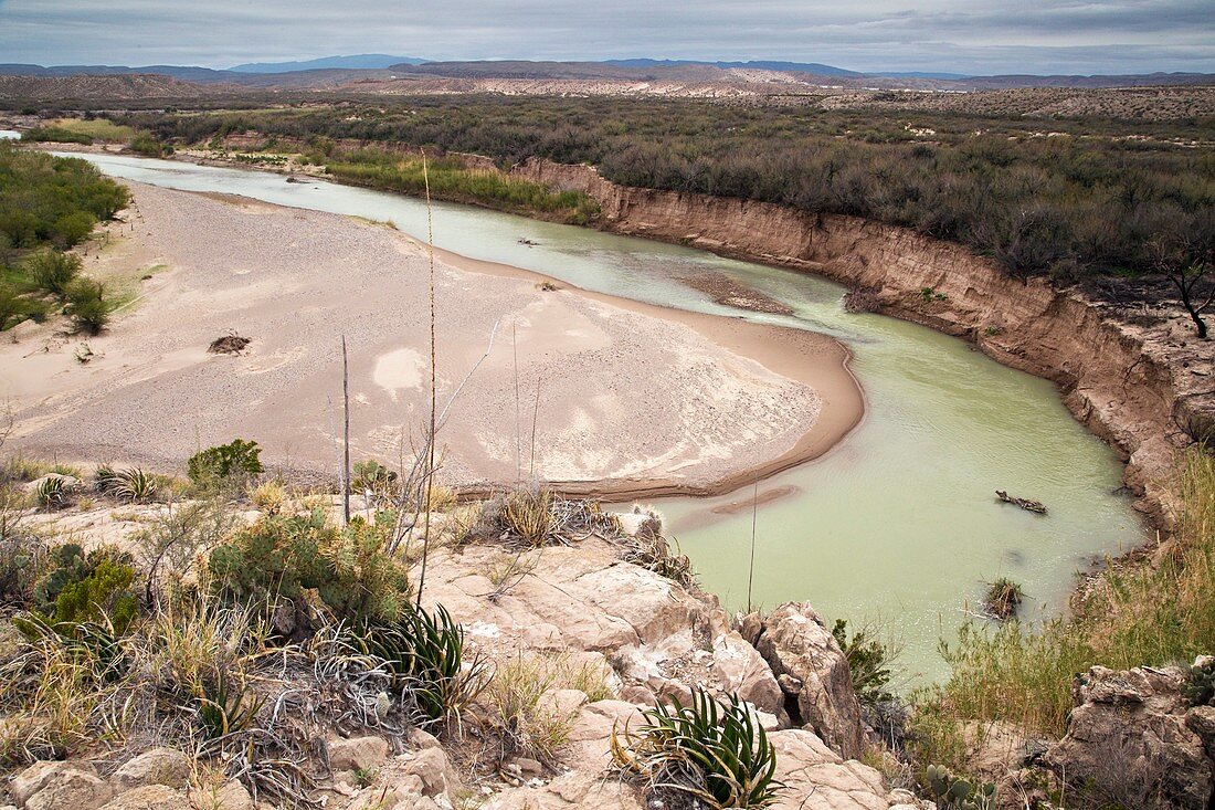 Rio Grande in Boquillas Canyon, Texas, USA