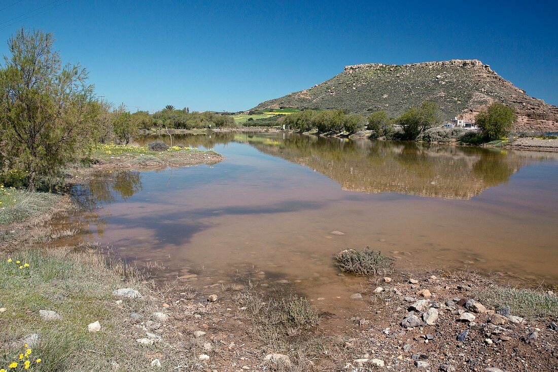 Lagoon nature reserve, Crete, Greece