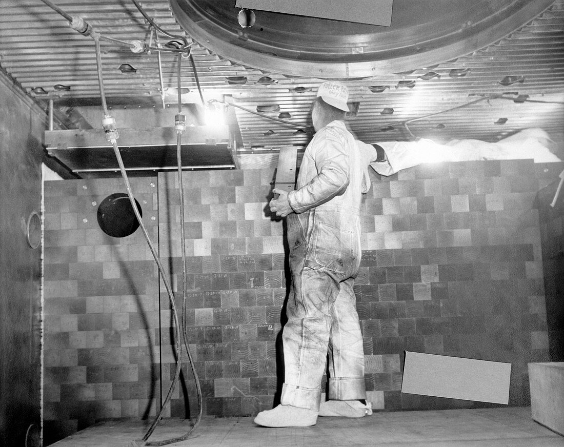Engineering Test Reactor installation, 1956