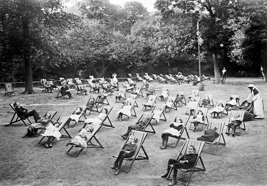 Open-air school, historical image