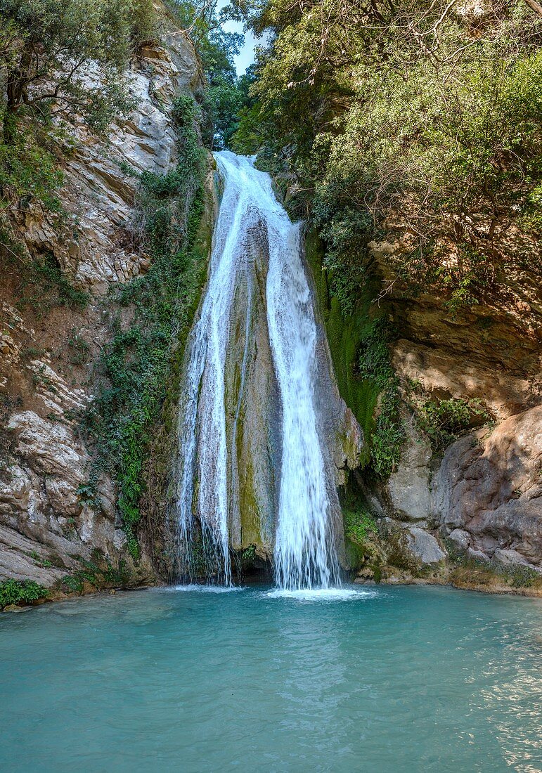 Neda river falls, western Peloponnese