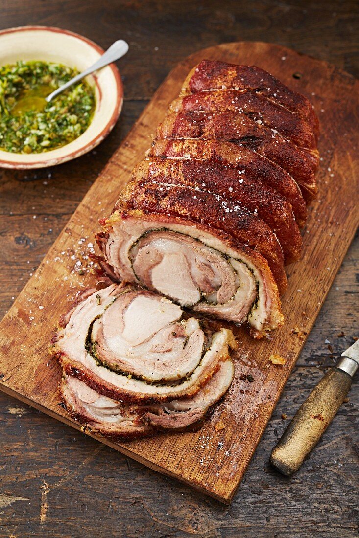 Porchetta mit Salsa