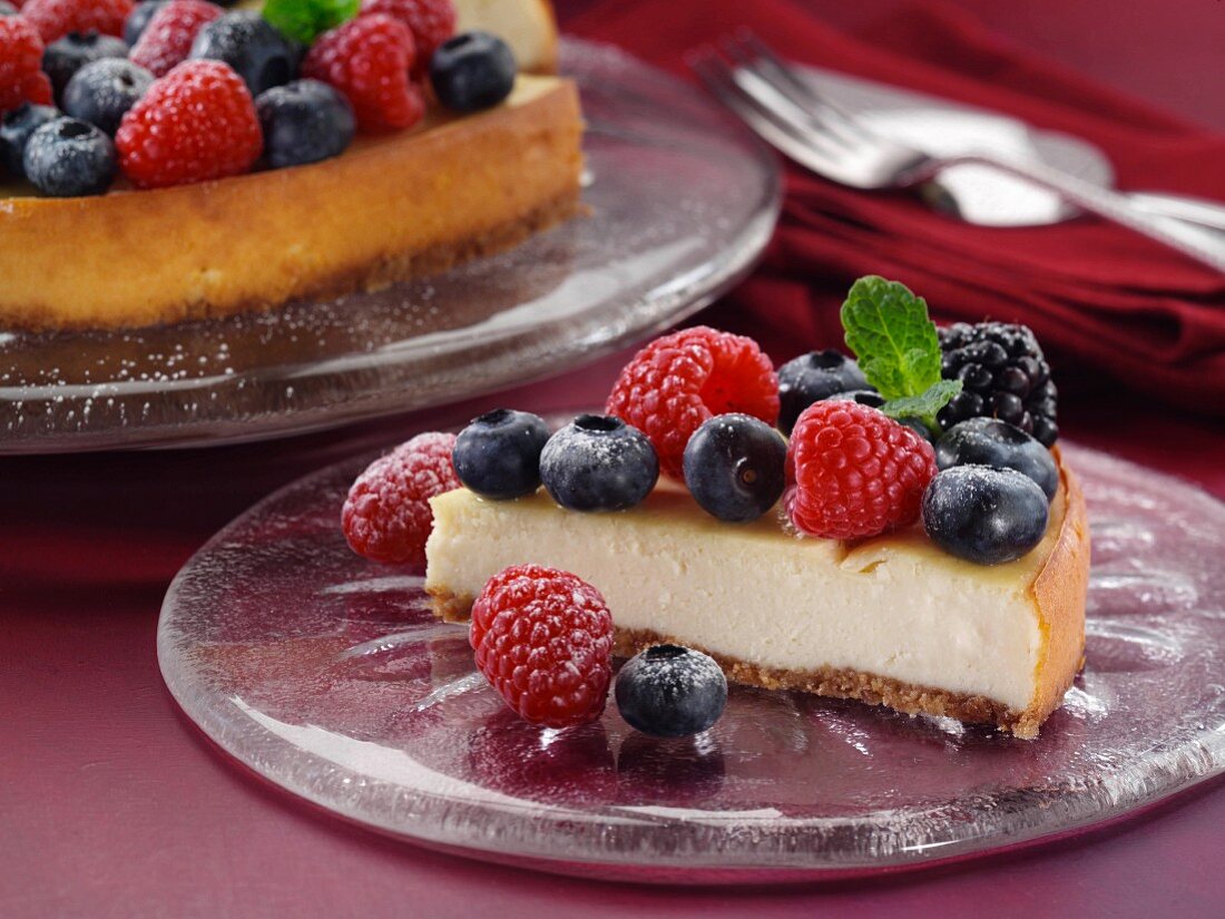 Berry cheese pie