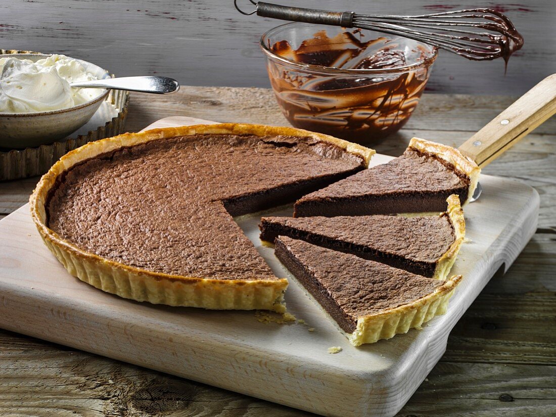 Chocolate tart