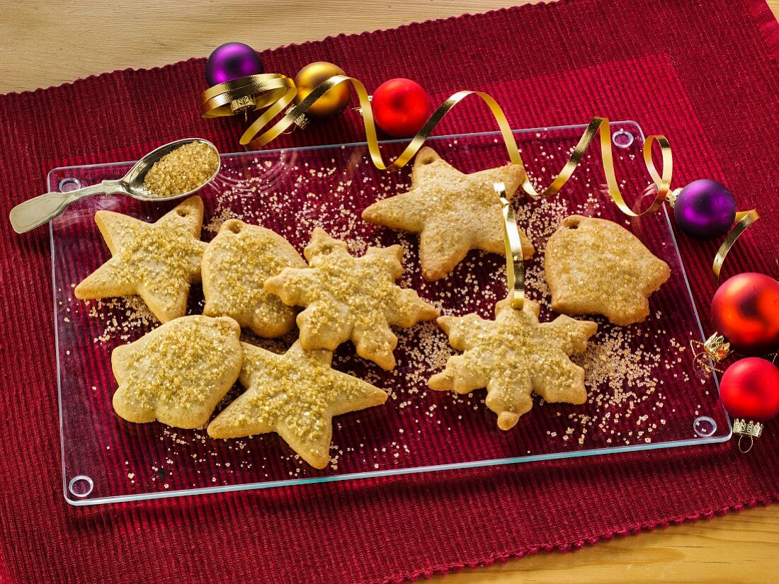 Ginger ornamental cookies