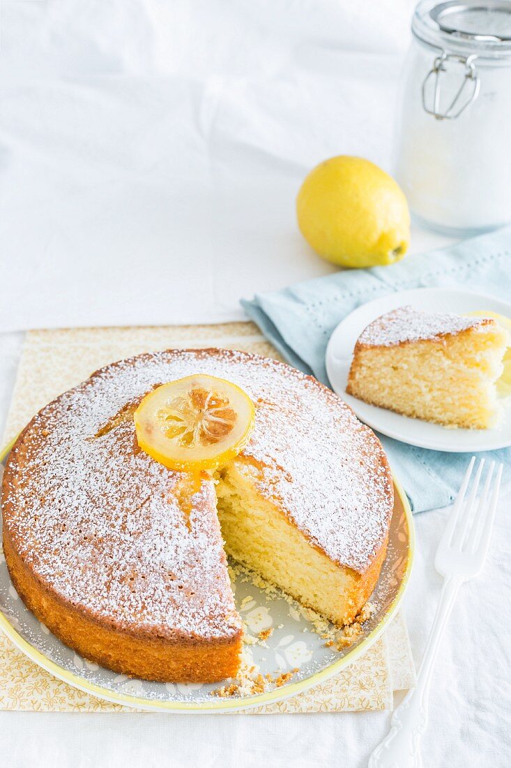 Torta al limone (Zitronenkuchen, Italien)