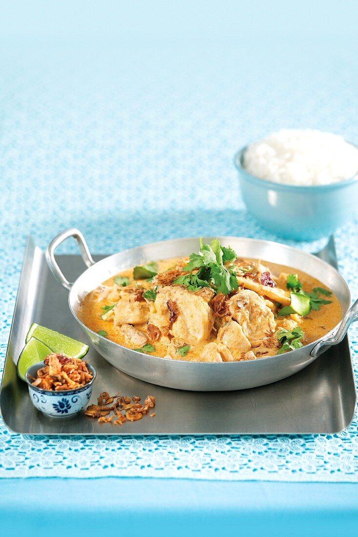 Red curry chicken