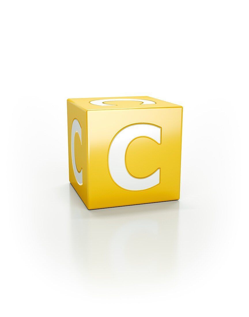 Yellow cube, C