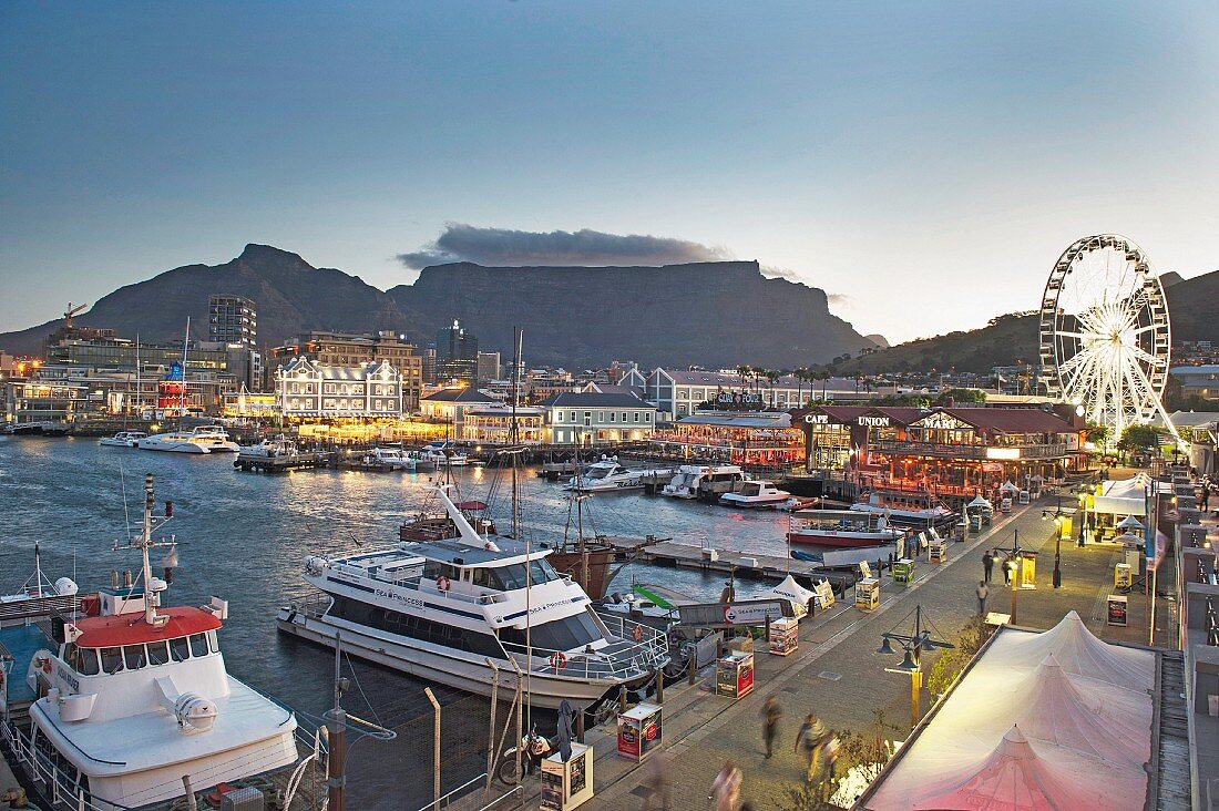 The Victoria & Alfred Waterfront in Cape Town, South Africa