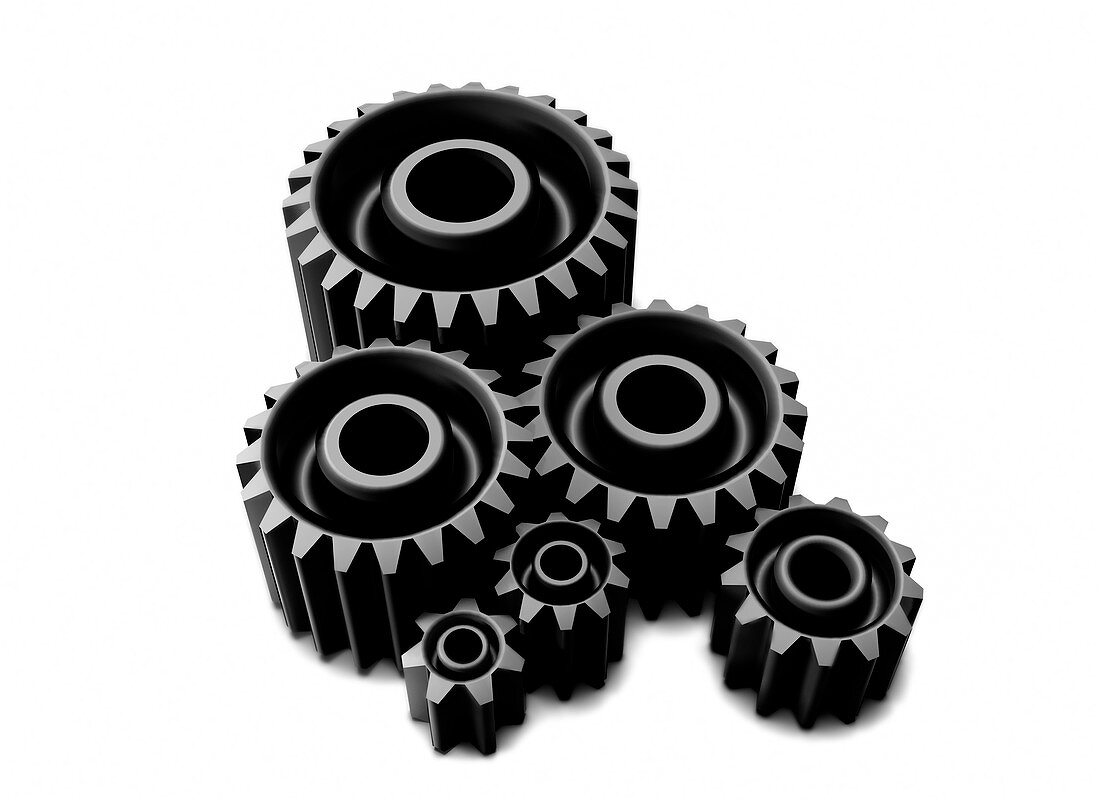 Black gears