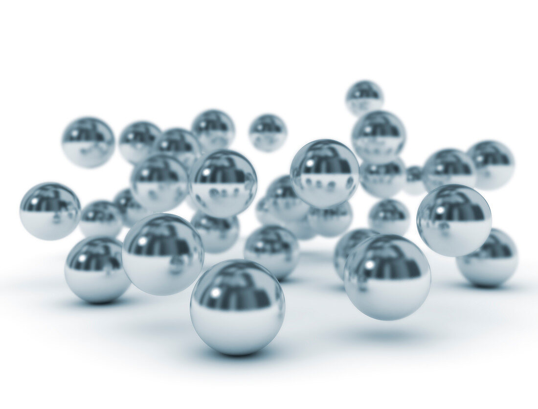 Metal spheres