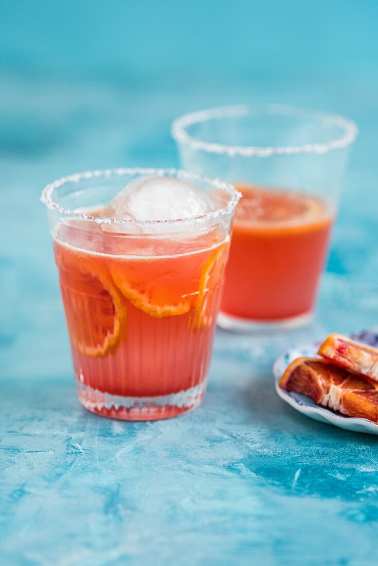 Blood orange margarita