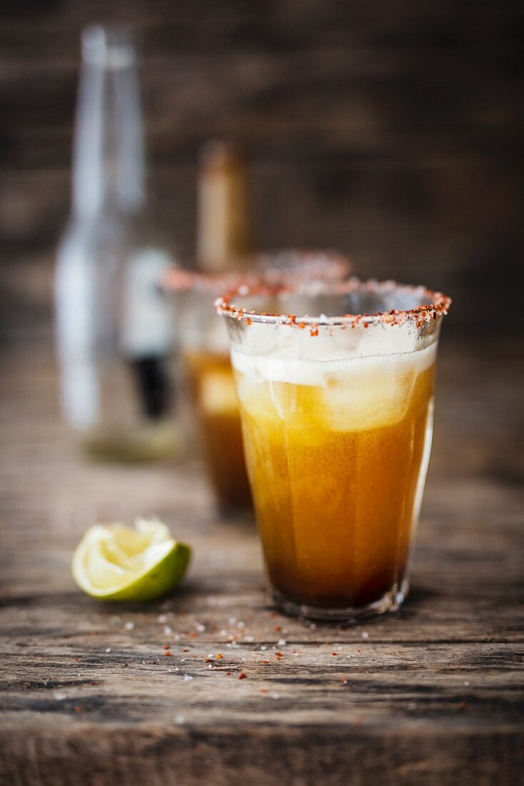 Michelada (beer mix drink, Mexico)