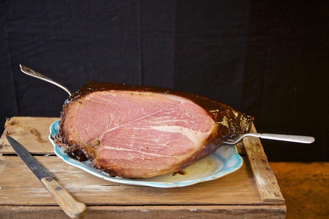 Savannah cured ham from Georgia (USA)