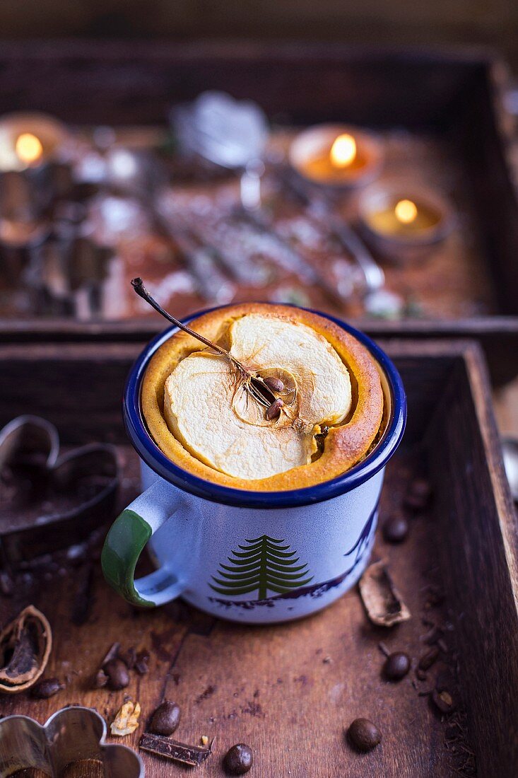 Gluten Free Sweet Potato Pie on a wooden table