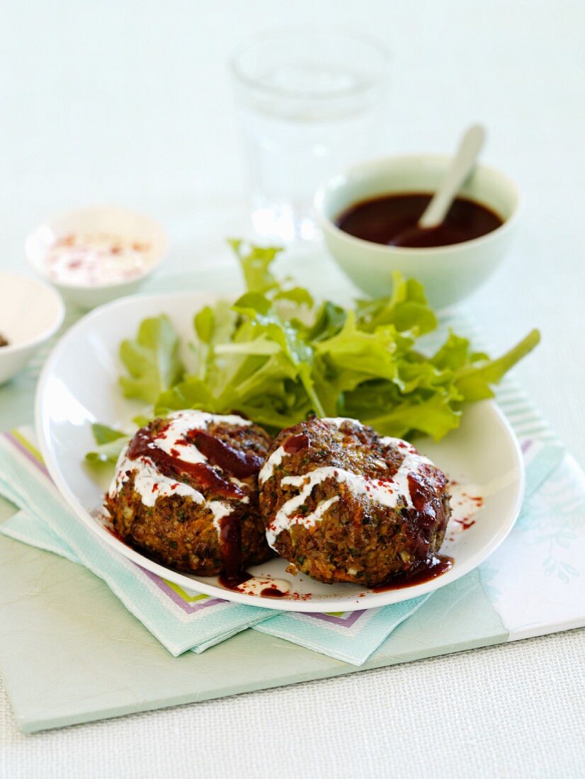 Vegetarian meatballs with quinoa, zucchini and carrots