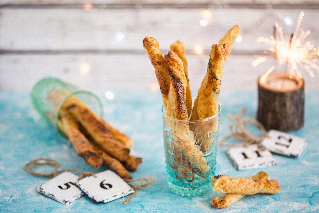 Cheese straws for New Year's Eve
