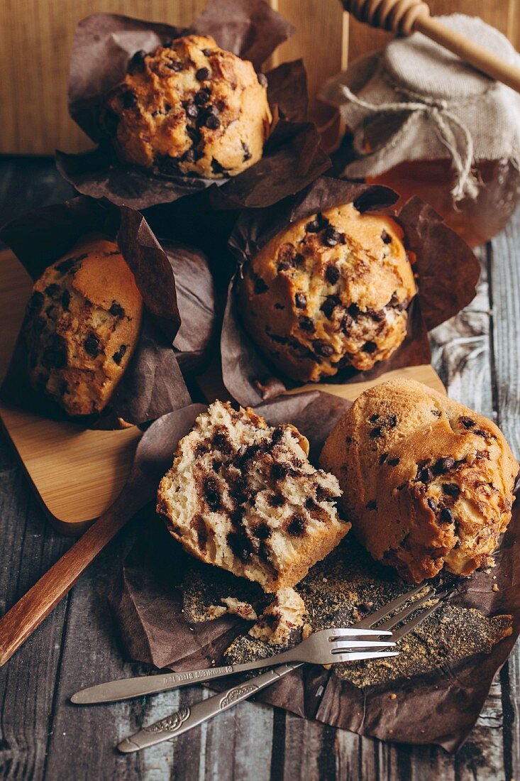 Muffins mit Chocolatechips