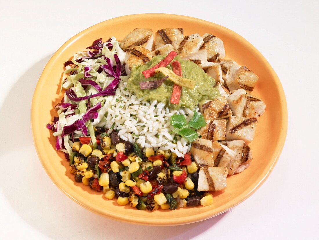Southwest-Salat mit Reis (USA)