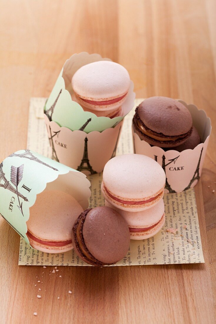 Bunte Macarons