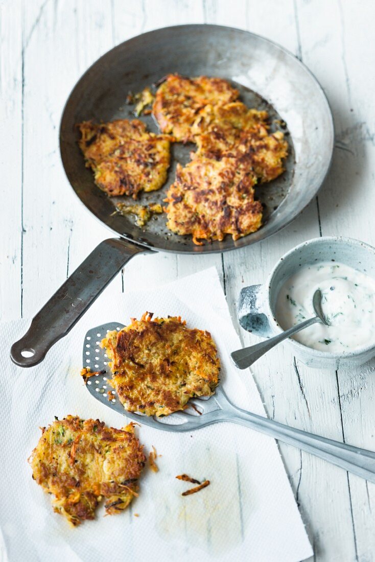 Lupin rostis with sour cream