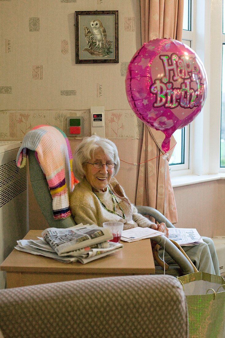 Woman's 100th birthday