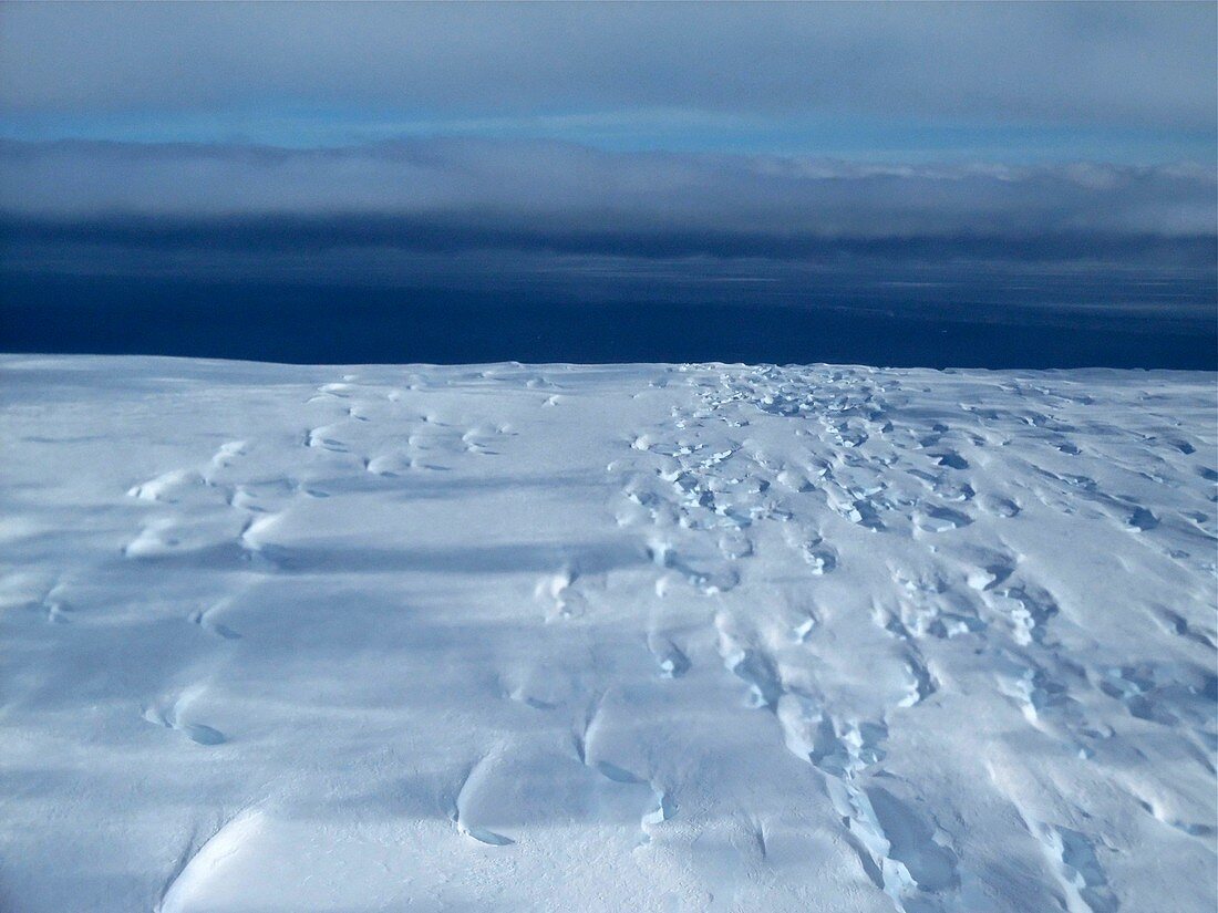 Edge of Pine Island Glacier, Antarctica, October 2014