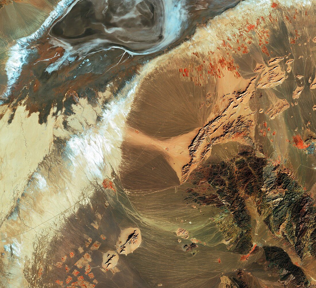 Northeastern Iran, satellite image