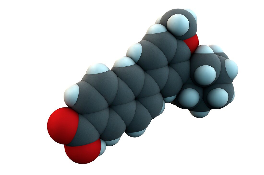 Acitretin psoriasis drug molecule
