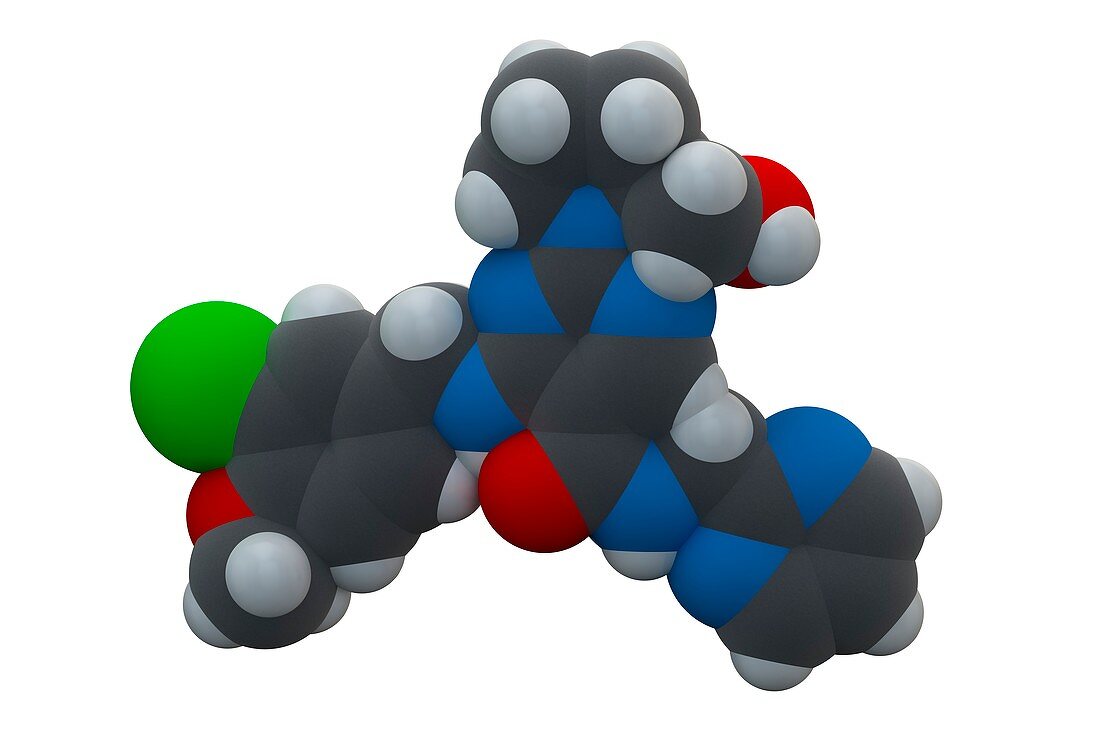 Avanafil drug molecule