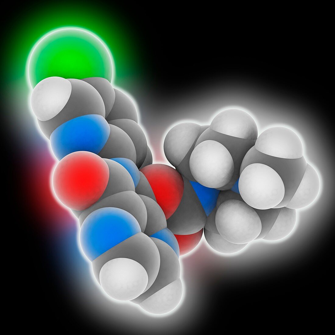 Eszopiclone drug molecule
