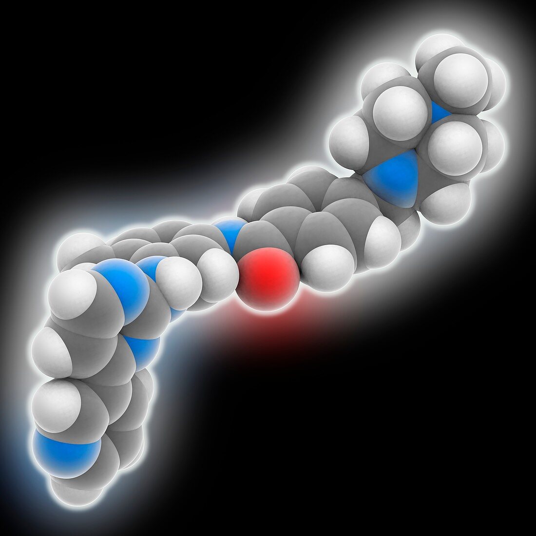 Imatinib drug molecule