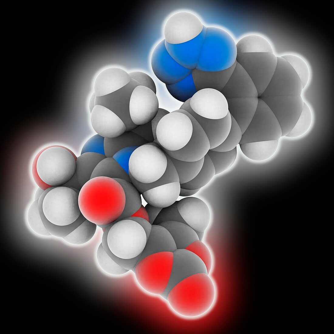 Olmesartan medoxomil drug molecule