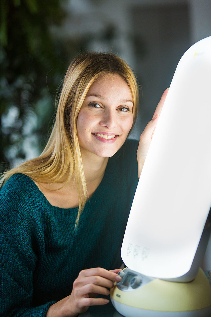 Light therapy for depression