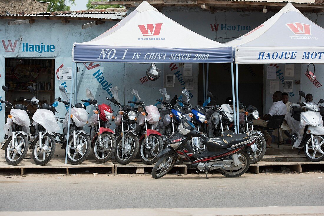 Motorcycle dealership in N'Djamena Chad