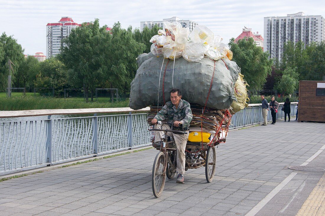 Recycling in Beijing.