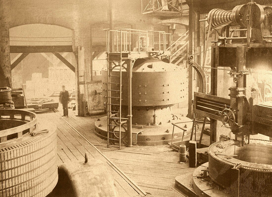 Niagara Falls power station, historical image