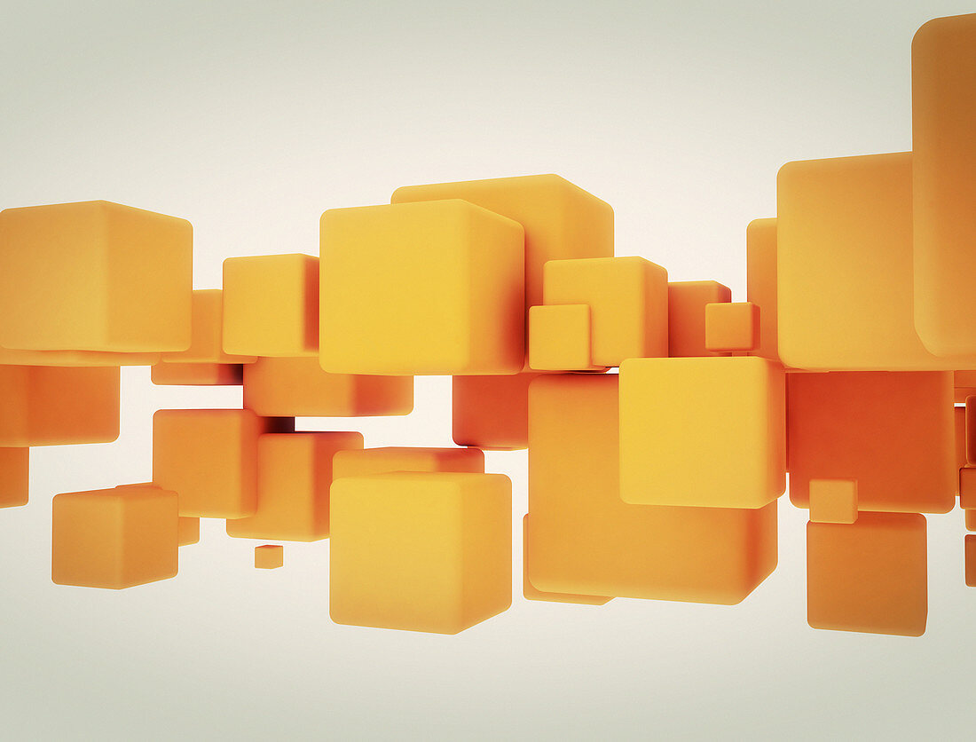 Orange cubes