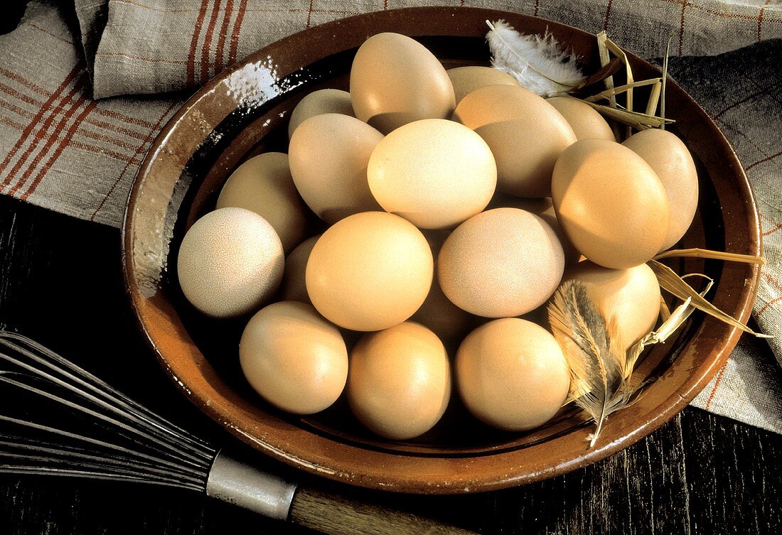 A Bowl of Brown Eggs