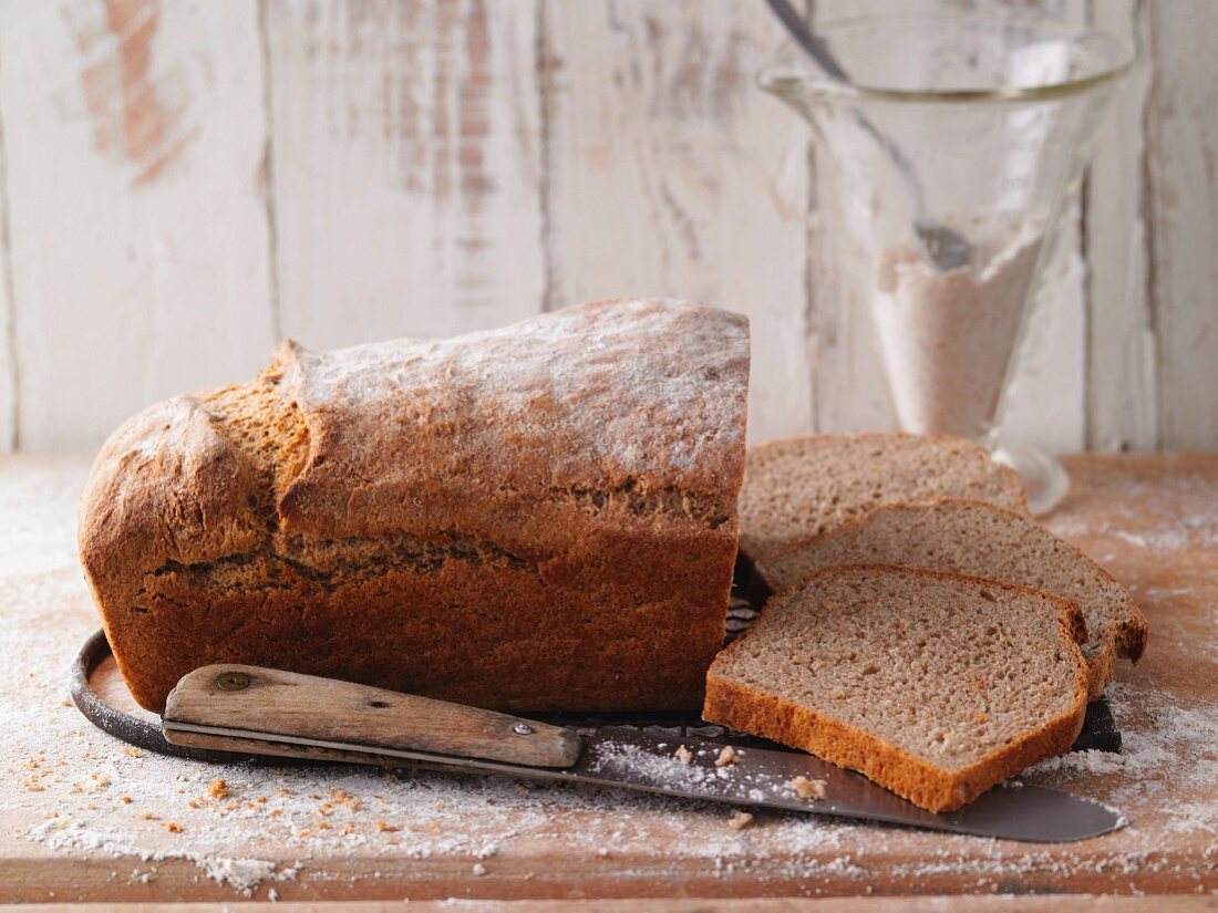 Quick and easy spelt bread