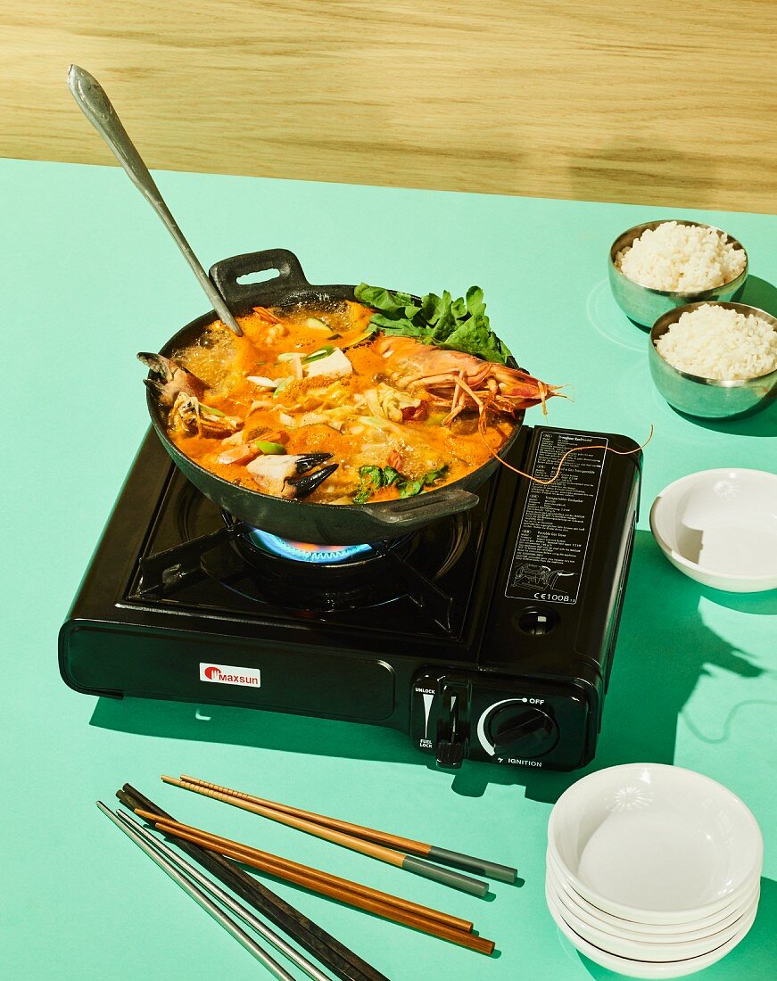 Haemul jeongol - Korean seafood hotpot
