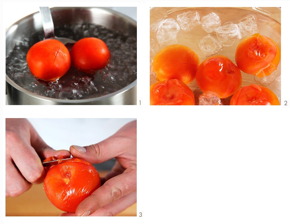 Tomaten blanchieren