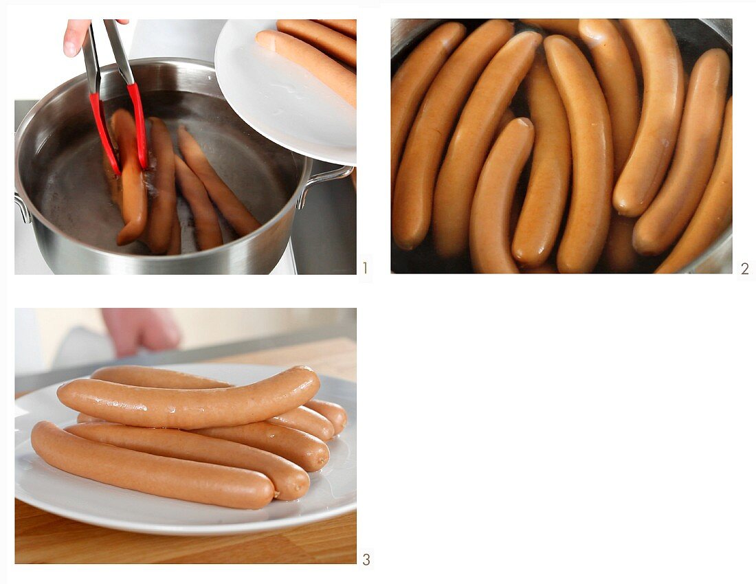 How to poach sausages