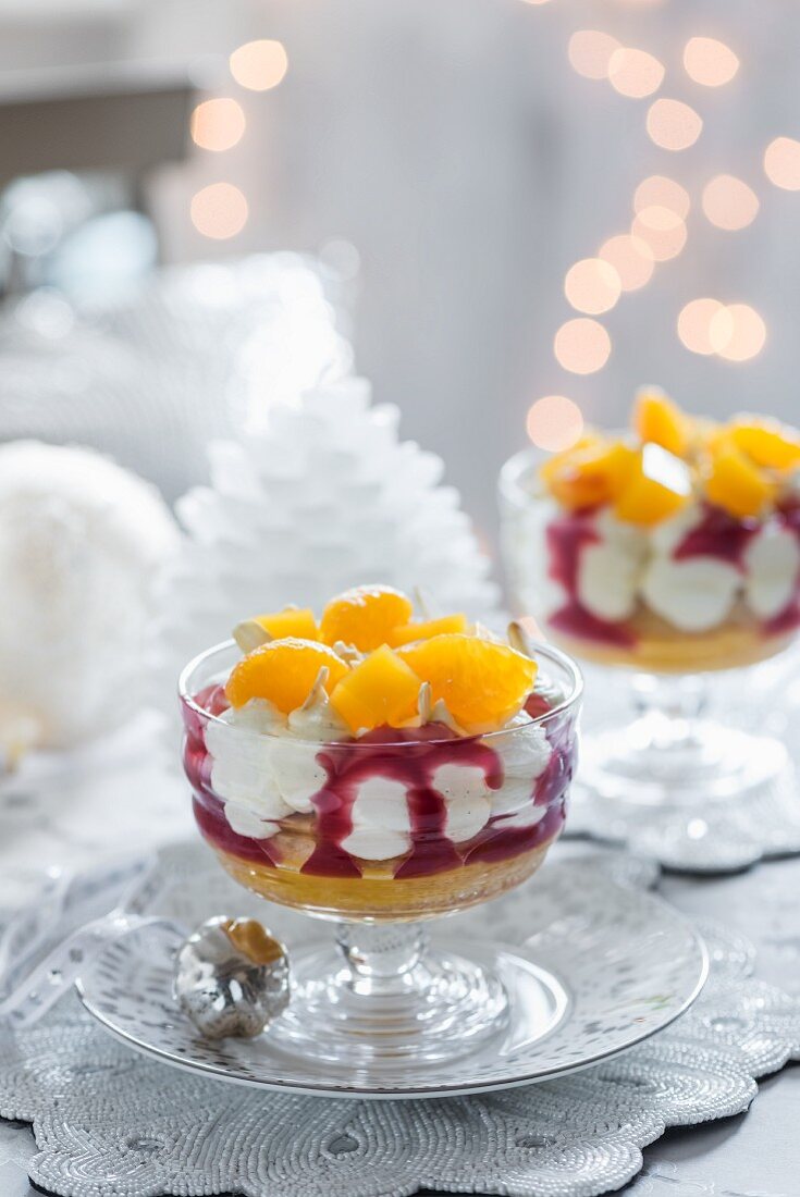Clementinen-Trifle (weihnachtlich)