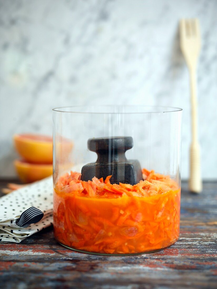 Karotten-Grapefruit-Salat
