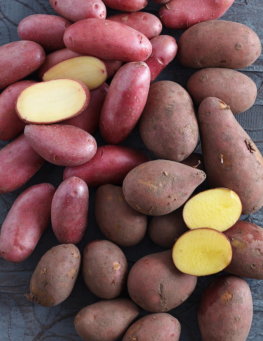 Red-skinned potatoes