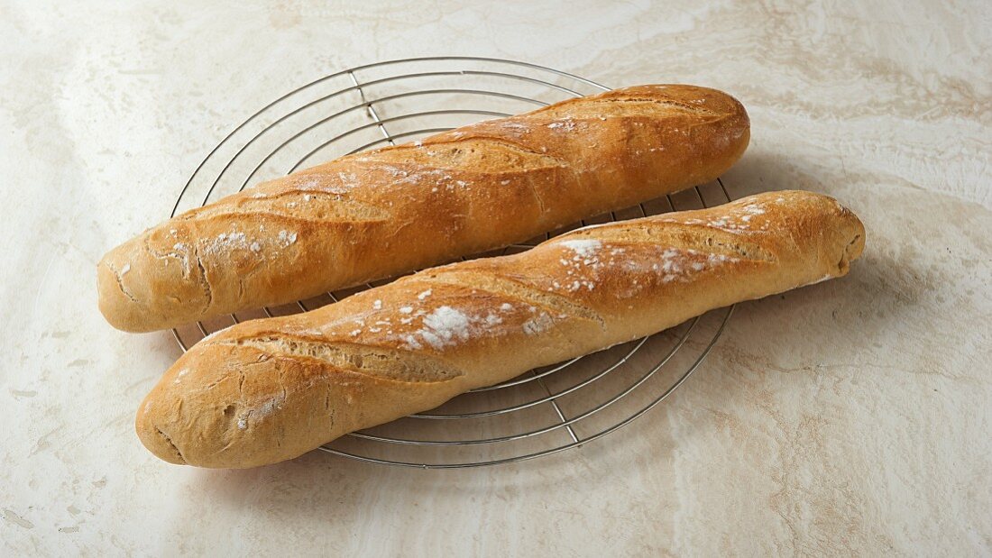 Simple white bread sticks